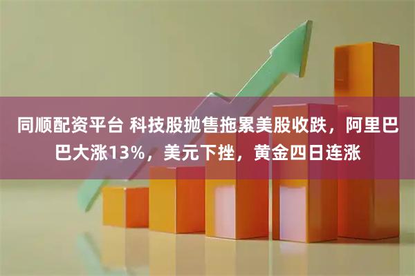 同顺配资平台 科技股抛售拖累美股收跌，阿里巴巴大涨13%，美元下挫，黄金四日连涨